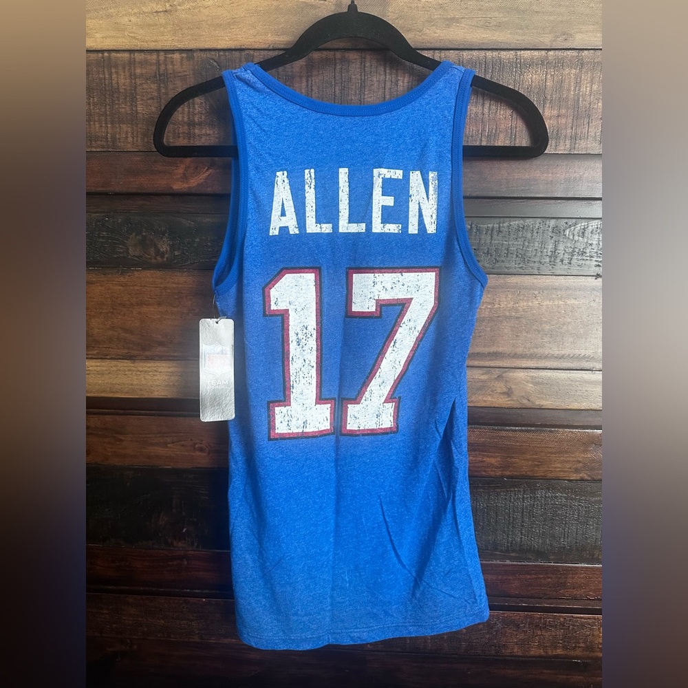 Majestic Blue Tank Top with White and Red Accents